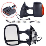 For 99-07 Ford F250-F550 SUPERDUTY Telescoping LED Signal Power Heat Tow Mirrors 77971519