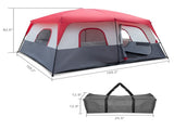 430*430*210cm Polyester Cloth Fiberglass Poles Can Accommodate 14 People Camping 08589323