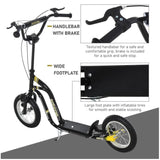 12-inch children's scooter with adjustable height. - Black 09725777