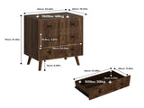 3 drawer dresser, modern wardrobe dresser chest of drawers, wooden cabinet, dresser W1706P465288