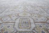 Eno Medora Blue, Ivory and Beige Viscose Area Rug B055P315655