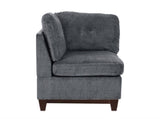 Modular Living Room Furniture Corner Wedge Ash Chenille Fabric 1pc Cushion Wedge Sofa Couch. B011104328