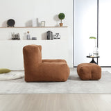 Fluffy bean bag chair, comfortable bean bag for adults and children, super soft lazy sofa chair with W1996P190379