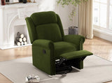 360&deg Swivel Recliner Manual Rocking Recliner Home Theater Manual Recliner Chair Nursery Rocker N763P202666E
