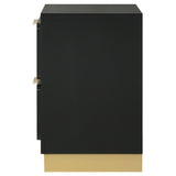 Sophia Black 2-drawer Nightstand B062P299897