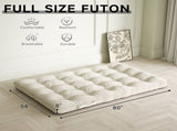 8 inch Floor Mattress Futon Mattress Sleeping Pad Foldable Roll Up Mat, Sofa Couch Bed, Full Size T3210P477353