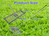 Garden backyard farmland golf course compost sand leveling with 79.5 long handle heavy duty tool 19956114