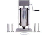 Stainless Steel Commercial Sausage Stuffer,Dual Speed Vertical Sausage Maker 7LB/3, Meat Filler with W46557790