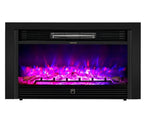 28.5" Electric Fireplace - 3 Flame Colors 5 Brightness Modes, 750W/1500W Heater with Remote 64076109