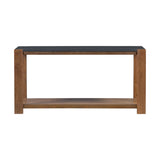 U_STYLE Distinctive Features of a Minimalist Console Table with Bottom Shelf and Four Legs, Suitable N711P173084D