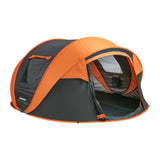 5-8 Person Black Orange Pop-Up Camping Boat Tent T2602P172670