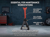 3 Ton Jack Stands Pair, HeavyDuty Adjustable Steel Car Jack Stands with Locking Pin, Safety Lifting 35123553