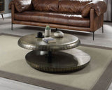 ZUN ACME Brancaster Coffee Table, Bronze Aluminum Finish LV02595