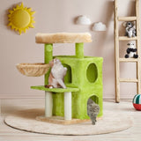 33 inch Cat Tree Cat Tower for Indoor Cats, Cat Activity Center Play House with Large Padded Perch, 75858687