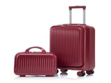 14"/20" 2 pcs/set in ABS Spinner Wheel Luggage, with Combination Lock and Front Opening Design, 14" 40167938