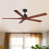 60" Black Lowe Profile Ceiling Fan without Light W1367P270467