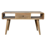 Curved Oak-ish Coffee Table B182P166496