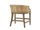 Handcrafted Rattan Counter Stool 25" H B035118576