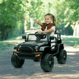 Dual Drive 12V 4.5A.h with 2.4G Remote Control Jeep Black 07310911