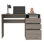 ZUN Louisiana Writing Computer Desk, Three Drawers B128P148935