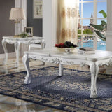 Bone White End Table with Claw Leg B062P209074