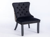 Classic Velvet Dinings, High-end Tufted Solid Wood Contemporary Velvet Upholstered Dining W1143P152034