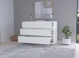 White 3-Drawer Dresser B062P175075