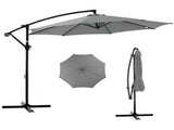 Outdoor Patio Umbrella, 10ft Offset Hanging Patio Umbrella with Aluminum Stand, 8 Ribs, UV 93855832