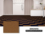 self Adhesive 12" Carpet Tiles Peel and Stick Floor Plank Mat Non-Slip 77145145
