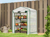 Garden Bed with Mini Greenhouse 80405371