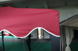 10x10 Ft Outdoor Patio Gazebo Replacement Canopy,Double Tiered Gazebo Tent Roof Top Cover Only wavy W419P198352