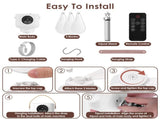Multi-Mode Camping Fan Lantern Combo Adjustable Wind & Light Levels Timing Function, Dual Control 07290752