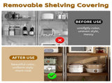 (24 INCH) 5 Pcs Wire Shelf Covers, Foamed PVC Wire Rack Covers for Removable Closet (Not Wood), 12478864
