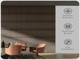 4PCS 24" x 24" Wood Panels for Wall 19317430