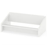 Desktop Bookshelf,Wooden Tilting Bookcase Small Desktop Bookshelf Organizer for Magazines 22303747
