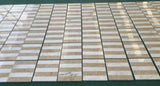 12*12 Waterjet marble,White Gold 2 color, marble, for floor and wall,polished marble tile, W1696P262346