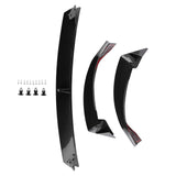 Front Bumper Lip Splitter Spoiler fit for 2020-24 Tesla Model Y Carbon Fiber Look 10789569