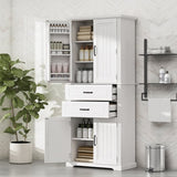Storage Cabinet with Multi-Functional Storage Space for Kitchen/Bathroom/Dining Room/Living Room , 2 N759P293426K