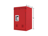 24" H Locker Cabinet, Metal Locker Cabinet with 1 Doors, Small Metal Locker,Lockable W396100784