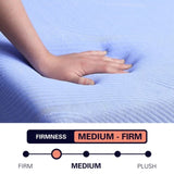 ZUN Bridgevine Home 12 inch Refresh Hybrid Cooling Fast Responding Latex Foam and Coil Kids Mattress, B108131516