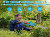 3 In 1 Multifunctional Mini Hedge Trimmer & Grass Shear Electric Cordless Handheld Hedge Trimmer 64258016