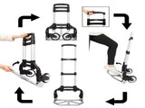 Black Folding Hand Truck with Telescopic Handle 04879779