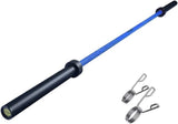Barbell Bar Plates 7.2Ft Solid Iron Fitness Weightlifting 55814338