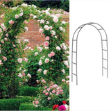 7'8" H x 4'5" W Metal Garden Arch Trellis,Adjustable Arbor Trellis for Garden Climbing Plants 28370429