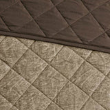 6 Piece Reversible Daybed Cover Set Brown Daybed B03597569
