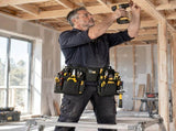 Heavy Duty Tool Belt with 20 Pockets, Adjustable Carpenter Tool Belt with Double Tool Pouches, 79890172