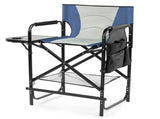 26" Tall Directors Chair with Footrest, 4Portable Bar Height Folding Camping Chair with Built-in Cup 77842307