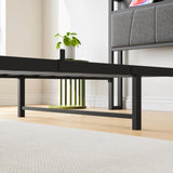 Twin Size Bed Frame, Storage Headboard with Charging Station, Solid and Stable, Noise Free, No Box W840P179116