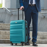 Hardshell ABS Luggage Set - Lightweight & Durable Suitcases with Dual Spinner Wheels, Carry-On & N730P262653D
