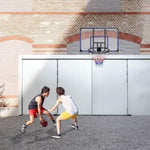 ZUN Wall-mounted basketball hoop, 45 x 29 inches shatterproof back, folding hoop, durable hoop and 99912483